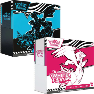 Black Bolt Elite Trainer Box & White Flare Elite Trainer Box Bundle